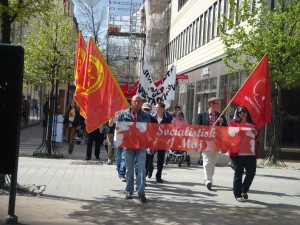 Socialistisk 1:a maj demonstration 2011